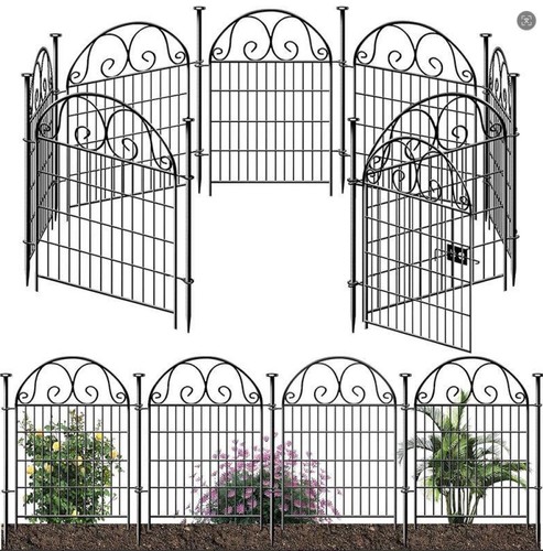 Gartenzaun mit tor - gartenzaun, 12x
