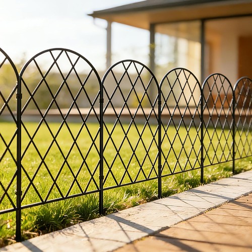 Teichzaun gartenabgrenzung - teichzaun,